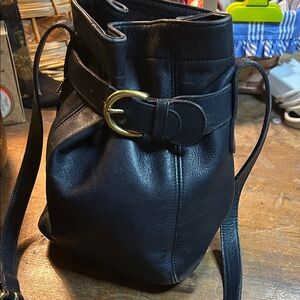 Coach Vintage belted soho bag in blue